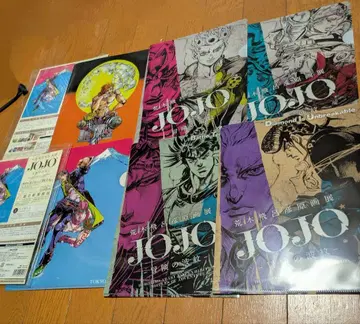 JOJO 아라키 히로히코 원화전 클리어 파일 세트