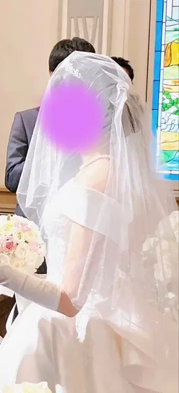 타카미 브라이덜 웨딩 베일 ( 덤으로 그로브 포함 )