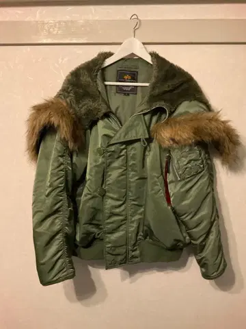 Alpha Industries 밀리터리 자켓 XL 올리브 그린