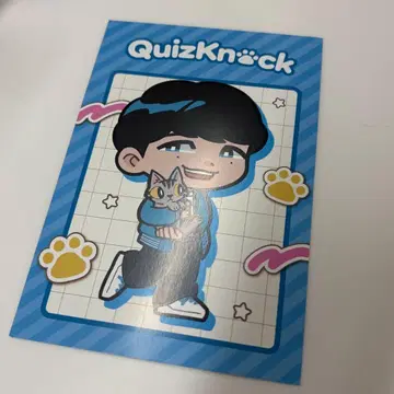 QuizKnock 동문 마네키네코 콜라보 드링크 엽서