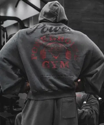 LYFT POWER HOUSE GYM 리프트 파워하우스 콜라보 후드티