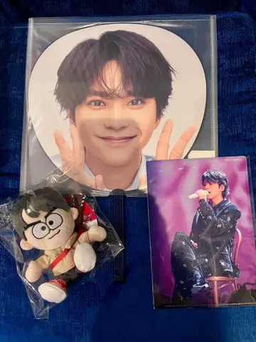 [ 사토 쇼리 ] timelesz FAM 부채 봉제 인형 파일 3종 세트