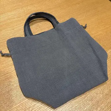 pionunnal 비오는날 썸씽 다크 그레이 복조리형 핸드백