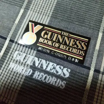 GUINNESS 체크 무늬 손수건 면 100% C-OS2075