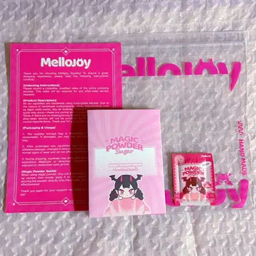 MelloJoy 매직 파우더 수납 가방 예비 가방 부속품 세트