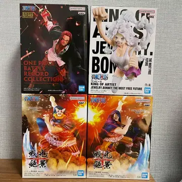 원피스 보니 샹크스 도리 브로기 피규어 4점 세트