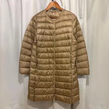 유니클로 울트라 라이트 다운 컴팩트 코트 베이지 XL