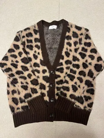 SLOBE IENA 레오파드 무늬 가디건
