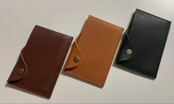 가죽 카드 케이스 3색 세트