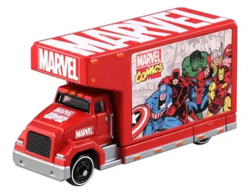MARVEL 토미카 빨간색 트럭 미니카