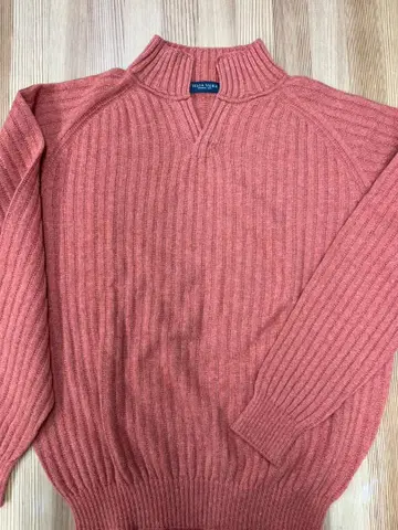 캐시미어 100% 리브 스웨터 L TESTA VIERA