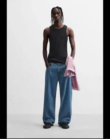 [ 완판템 ] zara 배기 데님