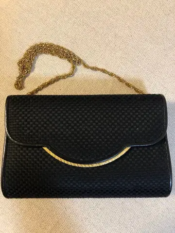 Daino 뜨개질 디자인 블랙 파티 백