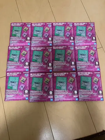 원피스 베이스샵 복권 아크릴 블록 참상 12개 세트