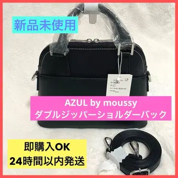 미사용 새상품 AZUL by moussy 더블 지퍼 숄더 백 완판 아이템