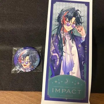 IMPACT 랜덤 캔뱃지&특전 티켓풍 카드 월조 카이세이