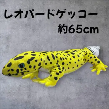 [새상품급] 레어 레오파드게코 봉제 인형 BIG사이즈 레오파드 도마뱀