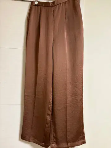 브라운 와이드 팬츠 M 사이즈