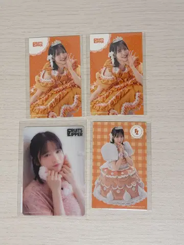 FRUITS ZIPPER 3주년 스키 복권 / 진제이 스즈카 세트