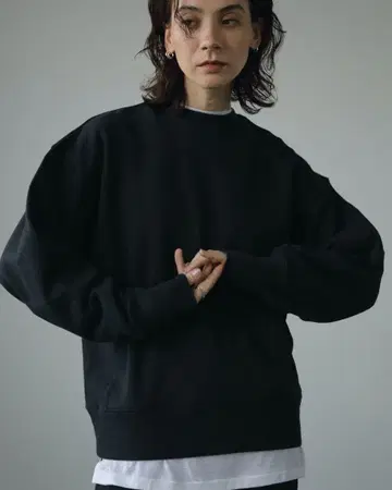 anuke 오버사이즈 스웨트 블랙