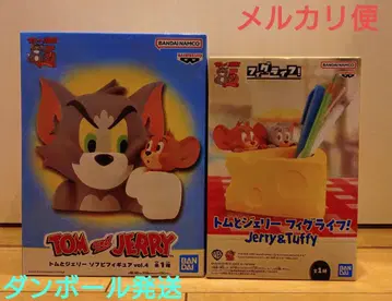 톰과 제리 피그라이프 소프트 비닐 피규어 태피