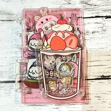 LABUBU 러브브 바스락 노트 캐릭터 노트 딸기 스위츠 2