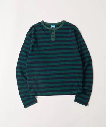 BLESSYOU 헨리 보더 롱 TEE