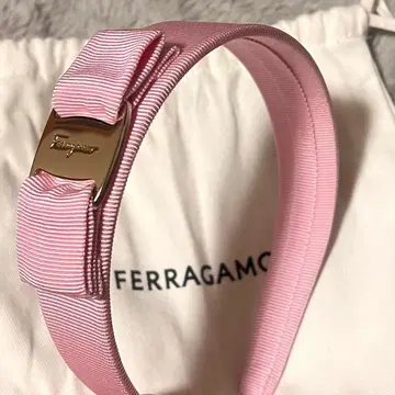 페라가모 머리띠 핑크