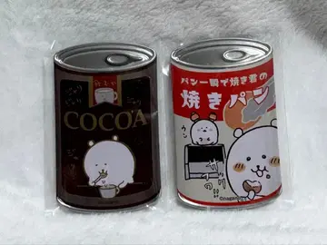 나가노 마켓 MITAMEMO 캔뱃지 2개 세트 코코아&구운빵