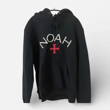 [ 선착순 ] NOAH 네이비 로고 후디 후드티 M