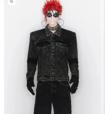 UNIZ 유니즈 Knight Denim Jacket opium