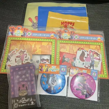 주토피아 해피 복권 캔 거울 스티커 멀티 케이스