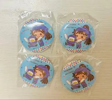 닌타마 란타로 산리오 캔뱃지 오하마 칸에몬