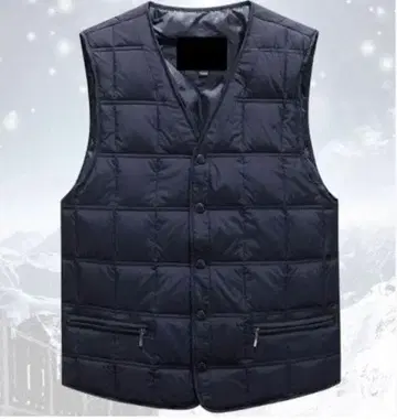 *어른들의 스테디셀러! XL 야후샵 5940엔 V넥 퀼팅 다운 베스트