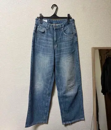 ZARA 배기 핏 데님 팬츠 36/블루 (택 포함/착용 사진 있음)