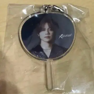 INI 후지마키 쿄스케 [ XQUARE ] 캡슐 토이 미니 부채 키링