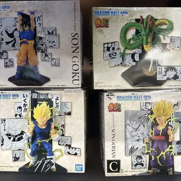 드래곤볼 40주년 기념 제일복권 피규어 세트 A.B.C. 라스트 원