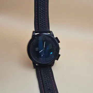 WEIJER 블랙 아날로그 손목시계