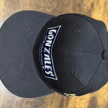 블랙 베이스볼캡 로고 자수