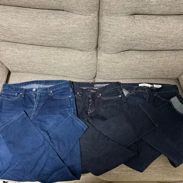 H&M, GU 데님 청바지 M