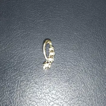 K10 화이트 골드 목걸이 탑