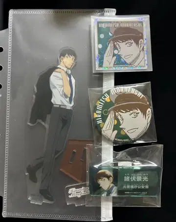 명탐정 코난 모로후시 히로미츠 캔뱃지 스티커 네임배지