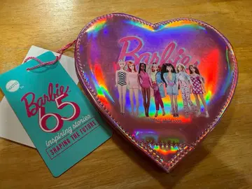 새상품 Barbie 하트형 거울 65주년 기념