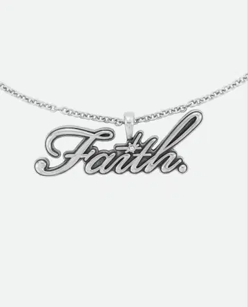 Faith By Luis 목걸이 실버