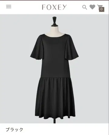 FOXEY 폭시 원피스 블랙