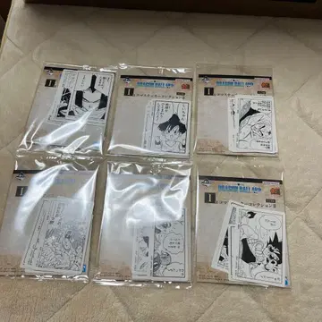 제일복권 드래곤볼 40th I상 장면 스티커 전 10종