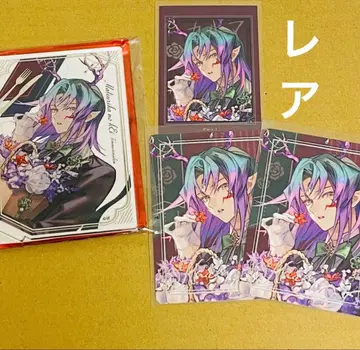 오토마 마츠리카의 케이 아크릴 스탠드 펄 카드 포토 카드 카르마 서명