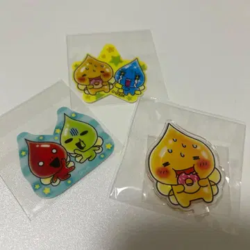 물방울쨩 팝업 아크릴 스탠드, 클리어 스티커