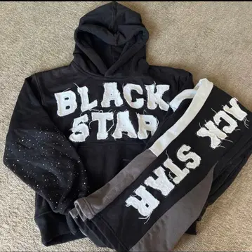 BLACK STAR 셋업 맨투맨