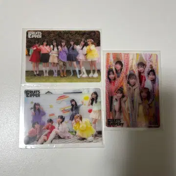 FRUITS ZIPPER 3주년 스키쿠지 클리어 카드